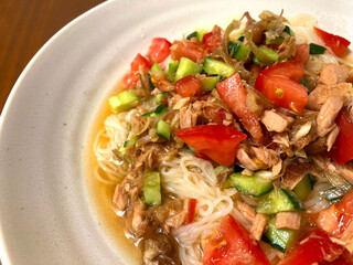 夏のそうめん