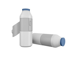 Transparent Thermal Bottle Image