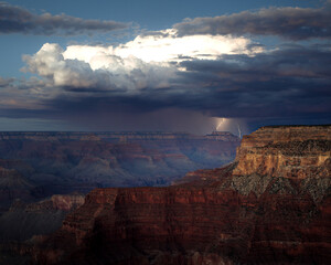 Grand Canyon Lightening