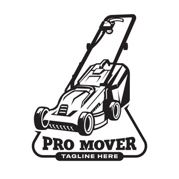 Lawn Mover vector illustration, perfect for Lawn Care company logo design