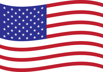 American flag. USA Independence day