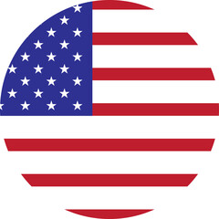 American flag. USA Independence day