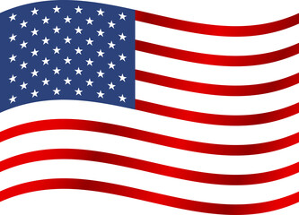American flag. USA Independence day