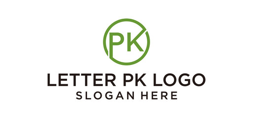 LETTER PK LOGO
