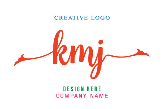 kmj lettering, perfect for company logos, offices, campuses, schools, religious education