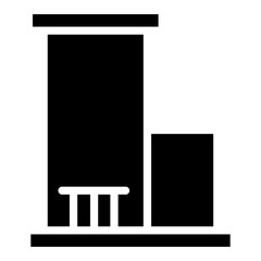 Fototapeta premium apartment icon