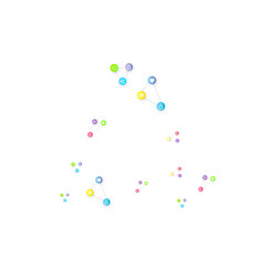 Social media marketing icons internet tags target