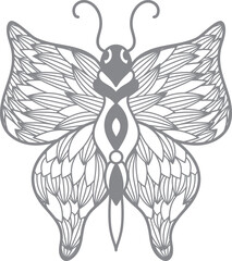 butterfly coloring page for kids