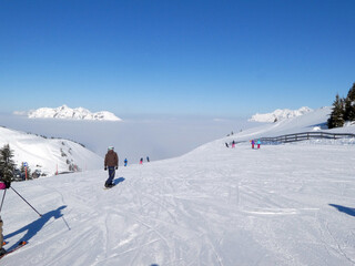 Skifahren in Saalbach Hinterglemm Leogang