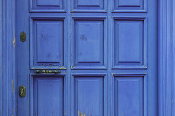 old door with shutters