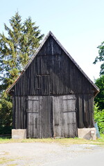 Fototapeta na wymiar Historical Barn in the Village Grethem, Lower Saxony