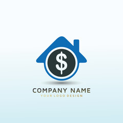 buy houses cash vector logo design