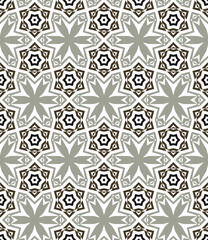 Geometric pattern. Seamless vector background. Ethnic graphic design.