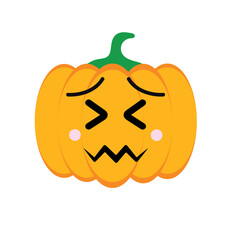 Halloween Pumpkin Emoticon 