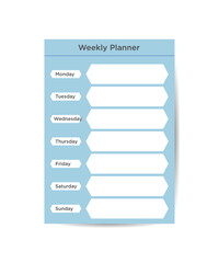 weekly planner - be the best version of you