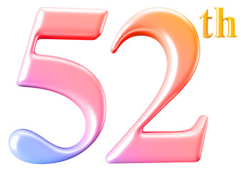 celebration 52th number