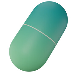 Pill 3D Illustration