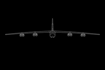 Bombardero estratégico de la guerra fría B-52 Stratofortress