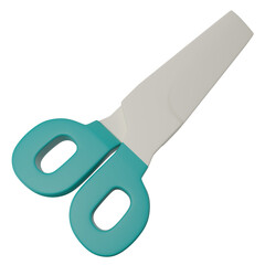 Surgical Scissor 3D Illustration
