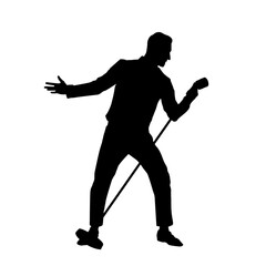 Singer Silhouette