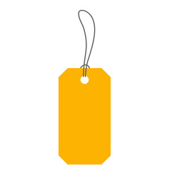 Blank price tag or sale shopping label