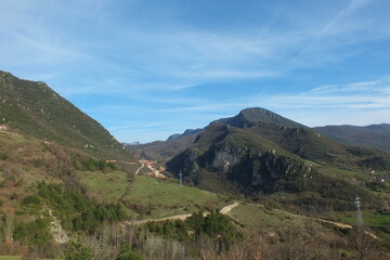 Naklejka premium landscape in autumn