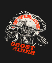Vector Ghost Rider