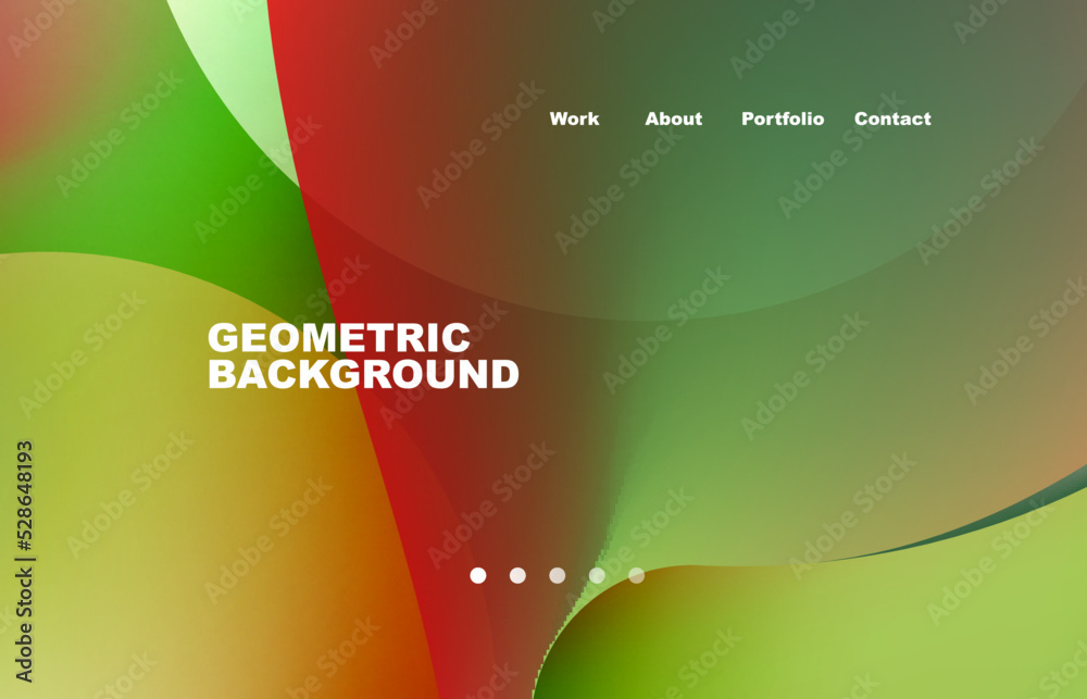 Fototapete abstract liquid background for your landing page design. web page for website or mobile app wallpape