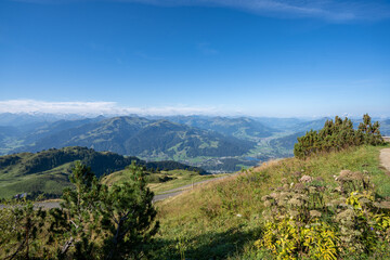 Fototapeta na wymiar Kitzbühel Panorama Sommer 2022