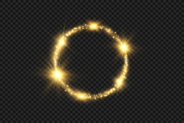 	
Round shiny perfect background. Vector eps10. Beautiful light. Magic circle. Precious background.Round gold shiny frame with light bursts.