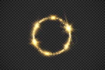 	
Round shiny perfect background. Vector eps10. Beautiful light. Magic circle. Precious background.Round gold shiny frame with light bursts.