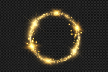 	
Round shiny perfect background. Vector eps10. Beautiful light. Magic circle. Precious background.Round gold shiny frame with light bursts.