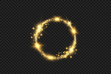 	
Round shiny perfect background. Vector eps10. Beautiful light. Magic circle. Precious background.Round gold shiny frame with light bursts.