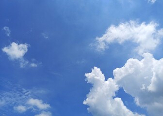 The sky is clear as the rainy season approaches. The clouds began to
gather together to turn into rain