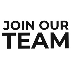 Fototapeta premium Join our team. Worker wanted text banner