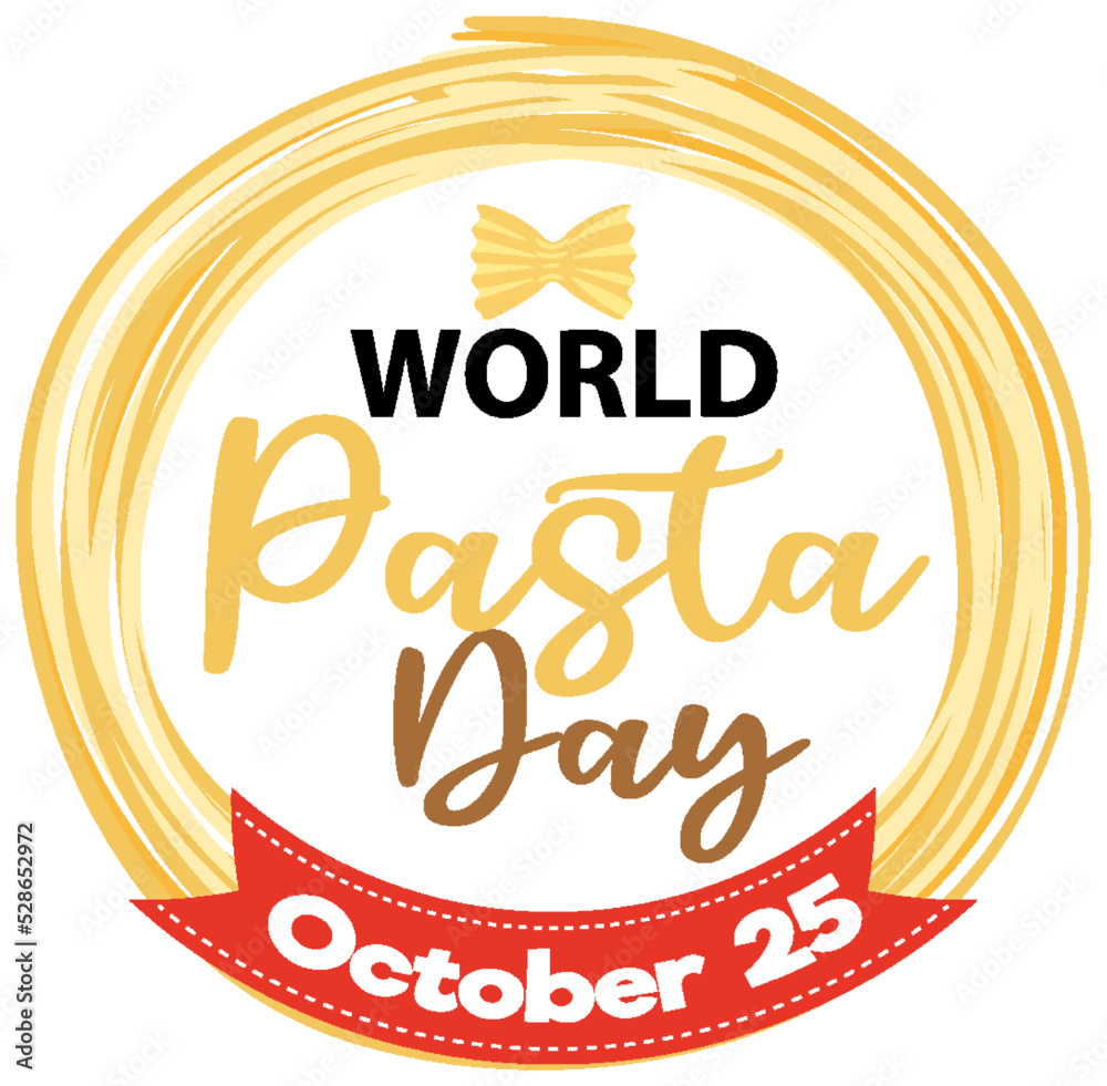 Poster World Pasta Day Poster Design