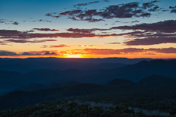 Sunrise from Mt. Cobbler, Alpine National Park, Australia