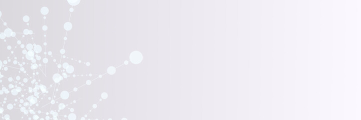 Abstract molecular science futuristic background