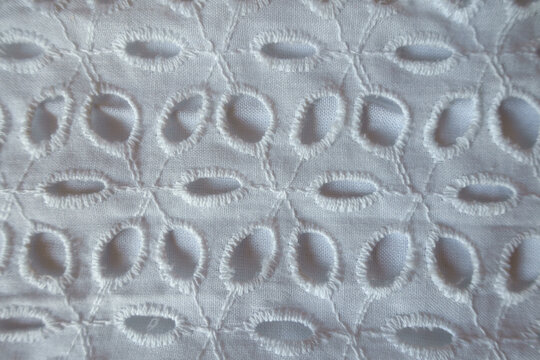 Cotton Eyelet Fabric, Delicate Flower Fabric by the Yard, off White Eyelet  Lace Fabric, Eyelet Skirts Fabric -  Canada