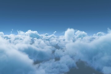 Obraz premium Idyllic view of white cloudscape against sky