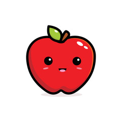  Cute expression of kawai apples