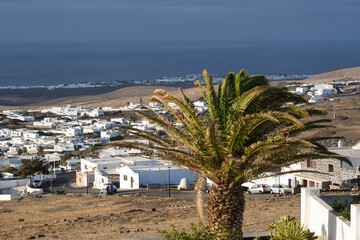 Municipality of Tías in Lanzarote, at sunrise