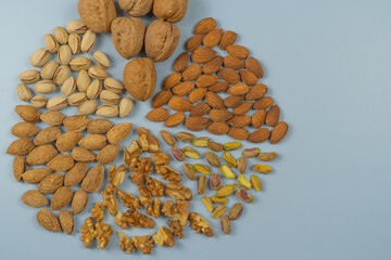 pizza icon made with natural nuts