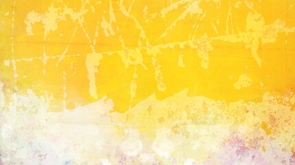 yellow watercolor on paper for wallpaper, poster, texture or cards.