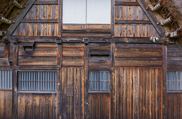 白川郷　白川村　合掌集落　風景　世界遺産　