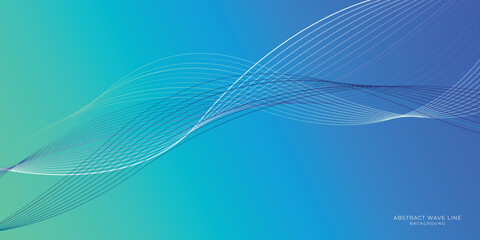 Web Business background lines wave abstract stripe design blue gradient background