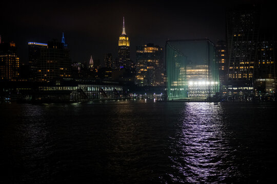 Chelsea Piers At Night