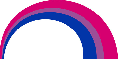 Bisexual Pride Wavy Flag Human rights LGBTQ+ symbol - obrazy, fototapety, plakaty