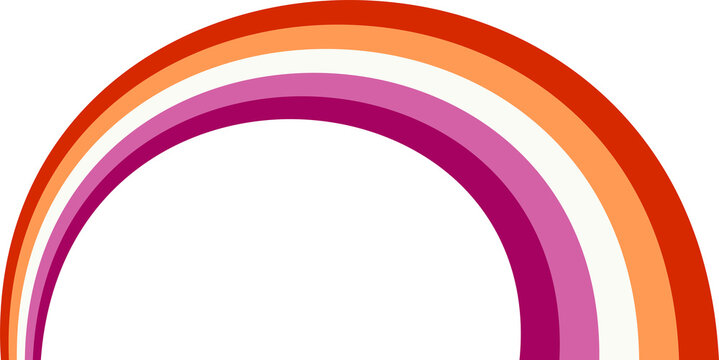 Lesbian Pride Wavy Flag Human rights LGBTQ+ symbol