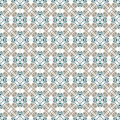 Fototapeta premium Geometric pattern. Seamless vector background. Ethnic graphic design.
